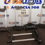 LOTE 107 - 05 - SUPORTES CARRINHO MOCHILA COM RODINHAS (NO ESTADO, NÃO SABEMOS SE FUNCIONA. LEILÃO NÃO TEM GARANTIA E NEM DEVOLUÇÃO, SUJEITO A POSSÍVEIS AVARIAS VISÍVEIS/OCULTAS E/OU AUSÊNCIA DE COMPONENTES)