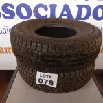 LOTE 078 - 02 – PNEUS ARO 15 APTANY 31X10.5 R15 LT 109R 6PR RU007 (NO ESTADO, NÃO SABEMOS SE FUNCIONA. LEILÃO NÃO TEM GARANTIA E NEM DEVOLUÇÃO, SUJEITO A POSSÍVEIS AVARIAS VISÍVEIS/OCULTAS E/OU AUSÊNCIA DE COMPONENTES)