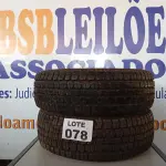 LOTE 078 - 02 – PNEUS ARO 15 APTANY 31X10.5 R15 LT 109R 6PR RU007 (NO ESTADO, NÃO SABEMOS SE FUNCIONA. LEILÃO NÃO TEM GARANTIA E NEM DEVOLUÇÃO, SUJEITO A POSSÍVEIS AVARIAS VISÍVEIS/OCULTAS E/OU AUSÊNCIA DE COMPONENTES)