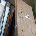 LOTE 150 - 01 - GUARDA ROUPEIRO 3 PORTAS NATURE (NO ESTADO, NÃO SABEMOS SE FUNCIONA. LEILÃO NÃO TEM GARANTIA E NEM DEVOLUÇÃO, SUJEITO A POSSÍVEIS AVARIAS VISÍVEIS/OCULTAS E/OU AUSÊNCIA DE COMPONENTES)