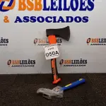LOTE 050 - 01 MACHADO E 01 MARTELO. (NO ESTADO) ATENÇÃO! FAZER A VISITAÇÃO ANTES DE ARREMATAR, NÃO SABEMOS SE FUNCIONA. LEILÃO NÃO TEM GARANTIA E NEM DEVOLUÇÃO, SUJEITO A POSSÍVEIS AVARIAS VISÍVEIS/OCULTAS E/OU AUSÊNCIA DE COMPONENTES.
