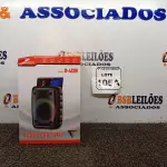 LOTE 105 - 01 RÁDIO PORTÁTIL COM BLUETOOTH MARCA GRASEP MODELO D-4138 (NOVO) (NO ESTADO) ATENÇÃO! FAZER A VISITAÇÃO ANTES DE ARREMATAR, NÃO SABEMOS SE FUNCIONA. LEILÃO NÃO TEM GARANTIA E NEM DEVOLUÇÃO, SUJEITO A POSSÍVEIS AVARIAS VISÍVEIS/OCULTAS E/OU AUSÊNCIA DE COMPONENTES.