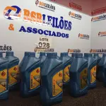 LOTE 028 - 18 - ÓLEOS MOTORFIX  80W90 (NO ESTADO, NÃO SABEMOS SE FUNCIONA. LEILÃO NÃO TEM GARANTIA E NEM DEVOLUÇÃO, SUJEITO A POSSÍVEIS AVARIAS VISÍVEIS/OCULTAS E/OU AUSÊNCIA DE COMPONENTES)