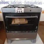 LOTE 215 - 01 - FOGÃO SUGGAR NEO MAX 5 BOCAS INOX (NO ESTADO, NÃO SABEMOS SE FUNCIONA. LEILÃO NÃO TEM GARANTIA E NEM DEVOLUÇÃO, SUJEITO A POSSÍVEIS AVARIAS VISÍVEIS/OCULTAS E/OU AUSÊNCIA DE COMPONENTES)