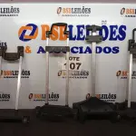LOTE 107 - 05 - SUPORTES CARRINHO MOCHILA COM RODINHAS (NO ESTADO, NÃO SABEMOS SE FUNCIONA. LEILÃO NÃO TEM GARANTIA E NEM DEVOLUÇÃO, SUJEITO A POSSÍVEIS AVARIAS VISÍVEIS/OCULTAS E/OU AUSÊNCIA DE COMPONENTES)