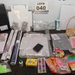 LOTE 040 - 29 – ITENS PAPELARIA (NO ESTADO, NÃO SABEMOS SE FUNCIONA. LEILÃO NÃO TEM GARANTIA E NEM DEVOLUÇÃO, SUJEITO A POSSÍVEIS AVARIAS VISÍVEIS/OCULTAS E/OU AUSÊNCIA DE COMPONENTES)
