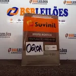 LOTE 020 - 01 LATA DE TINTA TEXTURATTO PREMIUM EFEITO RÚSTICO INTERIOR/EXTERIOR SUVINIL 25KG. (NO ESTADO) ATENÇÃO! FAZER A VISITAÇÃO ANTES DE ARREMATAR, NÃO SABEMOS SE FUNCIONA. LEILÃO NÃO TEM GARANTIA E NEM DEVOLUÇÃO, SUJEITO A POSSÍVEIS AVARIAS VISÍVEIS/OCULTAS E/OU AUSÊNCIA DE COMPONENTES.