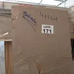 LOTE 171 - 01 - BERÇO MINI CAMA RETRÔ MÓVEIS PEROBA BRANCO (NO ESTADO, NÃO SABEMOS SE FUNCIONA. LEILÃO NÃO TEM GARANTIA E NEM DEVOLUÇÃO, SUJEITO A POSSÍVEIS AVARIAS VISÍVEIS/OCULTAS E/OU AUSÊNCIA DE COMPONENTES)