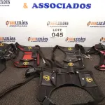 LOTE 045 - 05 - COLEIRA PEITORAL CACHORRO (NO ESTADO, NÃO SABEMOS SE FUNCIONA. LEILÃO NÃO TEM GARANTIA E NEM DEVOLUÇÃO, SUJEITO A POSSÍVEIS AVARIAS VISÍVEIS/OCULTAS E/OU AUSÊNCIA DE COMPONENTES)
