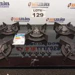 LOTE 129 - 01 - FOGÃO COOKTOP FISCHER 5 BOCAS (NO ESTADO, NÃO SABEMOS SE FUNCIONA. LEILÃO NÃO TEM GARANTIA E NEM DEVOLUÇÃO, SUJEITO A POSSÍVEIS AVARIAS VISÍVEIS/OCULTAS E/OU AUSÊNCIA DE COMPONENTES)