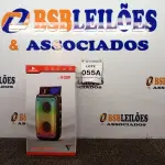 LOTE 055 - 01 RÁDIO PORTÁTIL COM BLUETOOTH MARCA GRASEP MODELO D-3207. (NOVO) (NO ESTADO) ATENÇÃO! FAZER A VISITAÇÃO ANTES DE ARREMATAR, NÃO SABEMOS SE FUNCIONA. LEILÃO NÃO TEM GARANTIA E NEM DEVOLUÇÃO, SUJEITO A POSSÍVEIS AVARIAS VISÍVEIS/OCULTAS E/OU AUSÊNCIA DE COMPONENTES.