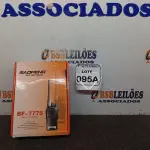 LOTE 095 - 02 RÁDIOS COMUNICADORES   BAOFENG MODELO BF-777S (NOVO) (NO ESTADO) ATENÇÃO! FAZER A VISITAÇÃO ANTES DE ARREMATAR, NÃO SABEMOS SE FUNCIONA. LEILÃO NÃO TEM GARANTIA E NEM DEVOLUÇÃO, SUJEITO A POSSÍVEIS AVARIAS VISÍVEIS/OCULTAS E/OU AUSÊNCIA DE COMPONENTES.