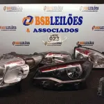 LOTE 023 - 06 – FARÓIS DIVERSOS (NO ESTADO, NÃO SABEMOS SE FUNCIONA. LEILÃO NÃO TEM GARANTIA E NEM DEVOLUÇÃO, SUJEITO A POSSÍVEIS AVARIAS VISÍVEIS/OCULTAS E/OU AUSÊNCIA DE COMPONENTES)