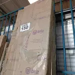 LOTE 150 - 01 - GUARDA ROUPEIRO 3 PORTAS NATURE (NO ESTADO, NÃO SABEMOS SE FUNCIONA. LEILÃO NÃO TEM GARANTIA E NEM DEVOLUÇÃO, SUJEITO A POSSÍVEIS AVARIAS VISÍVEIS/OCULTAS E/OU AUSÊNCIA DE COMPONENTES)