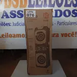 LOTE 076 - 01 - CAIXA DE SOM PHILCO PCX16000 1600W PRETO - BIVOLT (NO ESTADO, NÃO SABEMOS SE FUNCIONA. LEILÃO NÃO TEM GARANTIA E NEM DEVOLUÇÃO, SUJEITO A POSSÍVEIS AVARIAS VISÍVEIS/OCULTAS E/OU AUSÊNCIA DE COMPONENTES)