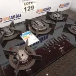 LOTE 129 - 01 - FOGÃO COOKTOP FISCHER 5 BOCAS (NO ESTADO, NÃO SABEMOS SE FUNCIONA. LEILÃO NÃO TEM GARANTIA E NEM DEVOLUÇÃO, SUJEITO A POSSÍVEIS AVARIAS VISÍVEIS/OCULTAS E/OU AUSÊNCIA DE COMPONENTES)