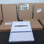 LOTE 102 - 09 - DISPENSER PARA PROTETOR DE ASSENTO SANITÁRIO (NO ESTADO, NÃO SABEMOS SE FUNCIONA. LEILÃO NÃO TEM GARANTIA E NEM DEVOLUÇÃO, SUJEITO A POSSÍVEIS AVARIAS VISÍVEIS/OCULTAS E/OU AUSÊNCIA DE COMPONENTES)