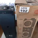 LOTE 192 - 01 - CAIXA DE SOM PHILCO PCX16000 1600W PRETO - BIVOLT (NO ESTADO, NÃO SABEMOS SE FUNCIONA. LEILÃO NÃO TEM GARANTIA E NEM DEVOLUÇÃO, SUJEITO A POSSÍVEIS AVARIAS VISÍVEIS/OCULTAS E/OU AUSÊNCIA DE COMPONENTES)