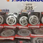 LOTE 235 - 19 – KIT COROA E PINHÃO MOTO (NO ESTADO, NÃO SABEMOS SE FUNCIONA. LEILÃO NÃO TEM GARANTIA E NEM DEVOLUÇÃO, SUJEITO A POSSÍVEIS AVARIAS VISÍVEIS/OCULTAS E/OU AUSÊNCIA DE COMPONENTES)