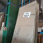 LOTE 167 - 01 - GUARDA-ROUPA SOLTEIRO DORIPEL 4 PORTAS 2 GAVETAS TREVISO (NO ESTADO, NÃO SABEMOS SE FUNCIONA. LEILÃO NÃO TEM GARANTIA E NEM DEVOLUÇÃO, SUJEITO A POSSÍVEIS AVARIAS VISÍVEIS/OCULTAS E/OU AUSÊNCIA DE COMPONENTES)