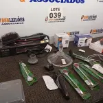 LOTE 039 - 18 – ITENS PORTÁTEIS DIVERSOS (NO ESTADO, NÃO SABEMOS SE FUNCIONA. LEILÃO NÃO TEM GARANTIA E NEM DEVOLUÇÃO, SUJEITO A POSSÍVEIS AVARIAS VISÍVEIS/OCULTAS E/OU AUSÊNCIA DE COMPONENTES)
