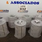 LOTE 032 - 06 - FILTROS HIDRÁULICO KOMATSU 207-60-71182 (NO ESTADO, NÃO SABEMOS SE FUNCIONA. LEILÃO NÃO TEM GARANTIA E NEM DEVOLUÇÃO, SUJEITO A POSSÍVEIS AVARIAS VISÍVEIS/OCULTAS E/OU AUSÊNCIA DE COMPONENTES)