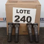 LOTE 240 - 20 - PARAFUSOS DE RODA 96MM FEY (NO ESTADO, NÃO SABEMOS SE FUNCIONA. LEILÃO NÃO TEM GARANTIA E NEM DEVOLUÇÃO, SUJEITO A POSSÍVEIS AVARIAS VISÍVEIS/OCULTAS E/OU AUSÊNCIA DE COMPONENTES)