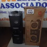 LOTE 192 - 01 - CAIXA DE SOM PHILCO PCX16000 1600W PRETO - BIVOLT (NO ESTADO, NÃO SABEMOS SE FUNCIONA. LEILÃO NÃO TEM GARANTIA E NEM DEVOLUÇÃO, SUJEITO A POSSÍVEIS AVARIAS VISÍVEIS/OCULTAS E/OU AUSÊNCIA DE COMPONENTES)