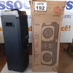 LOTE 192 - 01 - CAIXA DE SOM PHILCO PCX16000 1600W PRETO - BIVOLT (NO ESTADO, NÃO SABEMOS SE FUNCIONA. LEILÃO NÃO TEM GARANTIA E NEM DEVOLUÇÃO, SUJEITO A POSSÍVEIS AVARIAS VISÍVEIS/OCULTAS E/OU AUSÊNCIA DE COMPONENTES)