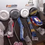 LOTE 015 - 27 – ITENS PARA CARROS (NO ESTADO, NÃO SABEMOS SE FUNCIONA. LEILÃO NÃO TEM GARANTIA E NEM DEVOLUÇÃO, SUJEITO A POSSÍVEIS AVARIAS VISÍVEIS/OCULTAS E/OU AUSÊNCIA DE COMPONENTES)