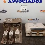 LOTE 133 - 02 CHAVES ELÉTRICAS MARCAS DIVERSAS. (NO ESTADO) ATENÇÃO! FAZER A VISITAÇÃO ANTES DE ARREMATAR, NÃO SABEMOS SE FUNCIONA. LEILÃO NÃO TEM GARANTIA E NEM DEVOLUÇÃO, SUJEITO A POSSÍVEIS AVARIAS VISÍVEIS/OCULTAS E/OU AUSÊNCIA DE COMPONENTES.