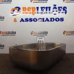 LOTE 221 - 01 CUBA INOX N1 AÇO 430 3.1/2 46X30X14 FABRINOX (NO ESTADO) ATENÇÃO! FAZER A VISITAÇÃO ANTES DE ARREMATAR, NÃO SABEMOS SE FUNCIONA. LEILÃO NÃO TEM GARANTIA E NEM DEVOLUÇÃO, SUJEITO A POSSÍVEIS AVARIAS VISÍVEIS/OCULTAS E/OU AUSÊNCIA DE COMPONENTES.