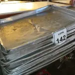 LOTE 142 - 11 FORMAS DE ALUMÍNIO TAMANHOS DIVERSOS. (NO ESTADO) ATENÇÃO! FAZER A VISITAÇÃO ANTES DE ARREMATAR, NÃO SABEMOS SE FUNCIONA. LEILÃO NÃO TEM GARANTIA E NEM DEVOLUÇÃO, SUJEITO A POSSÍVEIS AVARIAS VISÍVEIS/OCULTAS E/OU AUSÊNCIA DE COMPONENTES.