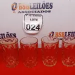 LOTE 024 - 05 COPOS DE VIDRO. (NO ESTADO) ATENÇÃO! FAZER A VISITAÇÃO ANTES DE ARREMATAR, NÃO SABEMOS SE FUNCIONA. LEILÃO NÃO TEM GARANTIA E NEM DEVOLUÇÃO, SUJEITO A POSSÍVEIS AVARIAS VISÍVEIS/OCULTAS E/OU AUSÊNCIA DE COMPONENTES.