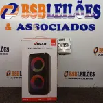 LOTE 089 - 01 CAIXA DE SOM MULTIMÍDIA MARCA XTRAD MODELO XDG-96.(NOVO) (NO ESTADO, NÃO SABEMOS SE FUNCIONA. LEILÃO NÃO TEM GARANTIA E NEM DEVOLUÇÃO, SUJEITO A POSSÍVEIS AVARIAS VISÍVEIS/OCULTAS E/OU AUSÊNCIA DE COMPONENTES)