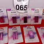 LOTE 065 - 03 PILHAS ALCALINA 9V-BLISTER COM 1 PECA ELGIN E 04 PILHAS AA RECARREG ELGIN 2700MAH (BLISTER C/2) ELGIN (NO ESTADO) ATENÇÃO! FAZER A VISITAÇÃO ANTES DE ARREMATAR, NÃO SABEMOS SE FUNCIONA. LEILÃO NÃO TEM GARANTIA E NEM DEVOLUÇÃO, SUJEITO A POSSÍVEIS AVARIAS VISÍVEIS/OCULTAS E/OU AUSÊNCIA DE COMPONENTES.