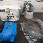 LOTE 321 - 01 - PISTOLA DE PINTURA ELETRICA PULVERIZADOR 110V (NO ESTADO, NÃO SABEMOS SE FUNCIONA. LEILÃO NÃO TEM GARANTIA E NEM DEVOLUÇÃO, SUJEITO A POSSÍVEIS AVARIAS VISÍVEIS/OCULTAS E/OU AUSÊNCIA DE COMPONENTES)
