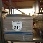 LOTE 211 - 01 LOTE COM DIVERSAS BANDEJAS, APROXIMADAMENTE 30. (NO ESTADO) ATENÇÃO! FAZER A VISITAÇÃO ANTES DE ARREMATAR, NÃO SABEMOS SE FUNCIONA. LEILÃO NÃO TEM GARANTIA E NEM DEVOLUÇÃO, SUJEITO A POSSÍVEIS AVARIAS VISÍVEIS/OCULTAS E/OU AUSÊNCIA DE COMPONENTES.