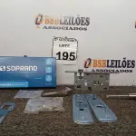 LOTE 195 - 02 FECHADURAS POPLINE ALAVANCA CR SOPRANO (NO ESTADO) ATENÇÃO! FAZER A VISITAÇÃO ANTES DE ARREMATAR, NÃO SABEMOS SE FUNCIONA. LEILÃO NÃO TEM GARANTIA E NEM DEVOLUÇÃO, SUJEITO A POSSÍVEIS AVARIAS VISÍVEIS/OCULTAS E/OU AUSÊNCIA DE COMPONENTES.
