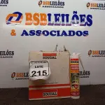 LOTE 215 - 12 SILICONES MULTIUSO SOUDAL 340G CADA. (NO ESTADO) ATENÇÃO! FAZER A VISITAÇÃO ANTES DE ARREMATAR, NÃO SABEMOS SE FUNCIONA. LEILÃO NÃO TEM GARANTIA E NEM DEVOLUÇÃO, SUJEITO A POSSÍVEIS AVARIAS VISÍVEIS/OCULTAS E/OU AUSÊNCIA DE COMPONENTES.