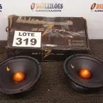 LOTE 319 - 01 - PAR DE ALTO FALANTE ZETTA AUDIO (NO ESTADO, NÃO SABEMOS SE FUNCIONA. LEILÃO NÃO TEM GARANTIA E NEM DEVOLUÇÃO, SUJEITO A POSSÍVEIS AVARIAS VISÍVEIS/OCULTAS E/OU AUSÊNCIA DE COMPONENTES)