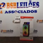 LOTE 204 - 01 – RÁDIO PORTÁTIL COM BLUETOOTH MARCA GRASEP MODELO D-D-3207.(NOVO) (NO ESTADO, NÃO SABEMOS SE FUNCIONA. LEILÃO NÃO TEM GARANTIA E NEM DEVOLUÇÃO, SUJEITO A POSSÍVEIS AVARIAS VISÍVEIS/OCULTAS E/OU AUSÊNCIA DE COMPONENTES)