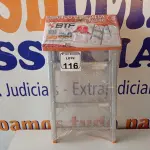 LOTE 116 - 01 BANCO ESCADA DE ALUMÍNIO MARCA BTF. (NO ESTADO) ATENÇÃO! FAZER A VISITAÇÃO ANTES DE ARREMATAR, NÃO SABEMOS SE FUNCIONA. LEILÃO NÃO TEM GARANTIA E NEM DEVOLUÇÃO, SUJEITO A POSSÍVEIS AVARIAS VISÍVEIS/OCULTAS E/OU AUSÊNCIA DE COMPONENTES.