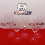 LOTE 026 - 05 TAÇAS DE TAMANHOS DIVERSOS. (NO ESTADO) ATENÇÃO! FAZER A VISITAÇÃO ANTES DE ARREMATAR, NÃO SABEMOS SE FUNCIONA. LEILÃO NÃO TEM GARANTIA E NEM DEVOLUÇÃO, SUJEITO A POSSÍVEIS AVARIAS VISÍVEIS/OCULTAS E/OU AUSÊNCIA DE COMPONENTES.