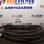 LOTE 270 - 25 METROS MANGUEIRA TRANÇADA PRETA PT300 (NO ESTADO, NÃO SABEMOS SE FUNCIONA. LEILÃO NÃO TEM GARANTIA E NEM DEVOLUÇÃO, SUJEITO A POSSÍVEIS AVARIAS VISÍVEIS/OCULTAS E/OU AUSÊNCIA DE COMPONENTES)