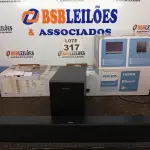 LOTE 317 - 01 - SOUNDBAR 2.1 WIRELESS SUBWOOFER TAB5305/78 - PHILIPS (NO ESTADO, NÃO SABEMOS SE FUNCIONA. LEILÃO NÃO TEM GARANTIA E NEM DEVOLUÇÃO, SUJEITO A POSSÍVEIS AVARIAS VISÍVEIS/OCULTAS E/OU AUSÊNCIA DE COMPONENTES)
