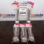 LOTE 004 - 05 KITS DE COLHERES COM 06 PEÇAS CADA. (NO ESTADO) ATENÇÃO! FAZER A VISITAÇÃO ANTES DE ARREMATAR, NÃO SABEMOS SE FUNCIONA. LEILÃO NÃO TEM GARANTIA E NEM DEVOLUÇÃO, SUJEITO A POSSÍVEIS AVARIAS VISÍVEIS/OCULTAS E/OU AUSÊNCIA DE COMPONENTES.