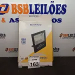 LOTE 163 - 01 REFLETOR SLIM LED PT 100W 6K 30000H – BLUMENAU NOVO. (NO ESTADO) ATENÇÃO! FAZER A VISITAÇÃO ANTES DE ARREMATAR, NÃO SABEMOS SE FUNCIONA. LEILÃO NÃO TEM GARANTIA E NEM DEVOLUÇÃO, SUJEITO A POSSÍVEIS AVARIAS VISÍVEIS/OCULTAS E/OU AUSÊNCIA DE COMPONENTES.