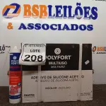 LOTE 208 - 24 CARTUCHOS DE SILICONE ACÉTICO MULTIUSO POLYFORT DE 250G CADA. (NO ESTADO) ATENÇÃO! FAZER A VISITAÇÃO ANTES DE ARREMATAR, NÃO SABEMOS SE FUNCIONA. LEILÃO NÃO TEM GARANTIA E NEM DEVOLUÇÃO, SUJEITO A POSSÍVEIS AVARIAS VISÍVEIS/OCULTAS E/OU AUSÊNCIA DE COMPONENTES.