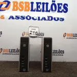 LOTE 216 - 02 MINI CPUS HP. (NO ESTADO) ATENÇÃO! FAZER A VISITAÇÃO ANTES DE ARREMATAR, NÃO SABEMOS SE FUNCIONA. LEILÃO NÃO TEM GARANTIA E NEM DEVOLUÇÃO, SUJEITO A POSSÍVEIS AVARIAS VISÍVEIS/OCULTAS E/OU AUSÊNCIA DE COMPONENTES.